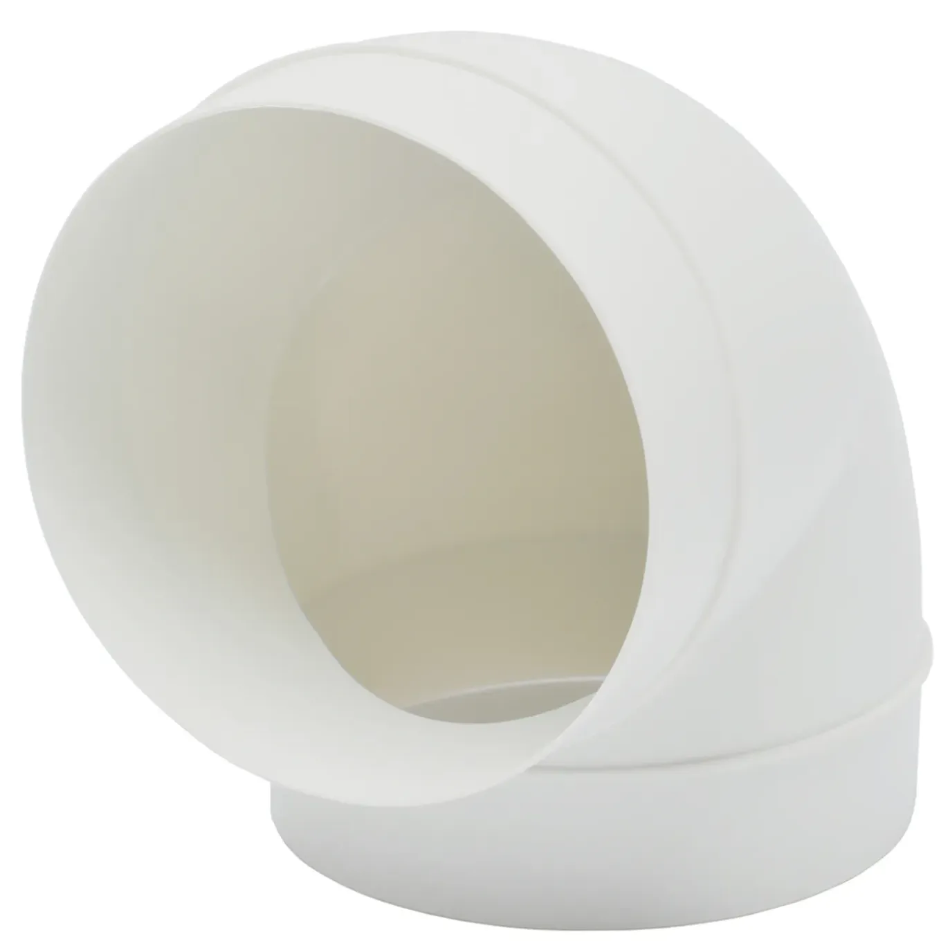 Sencys buis Ø125mm Bocht 90° kunststof