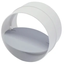 Sencys buis Ø125mm Verbinder met terugslagklep kunststof