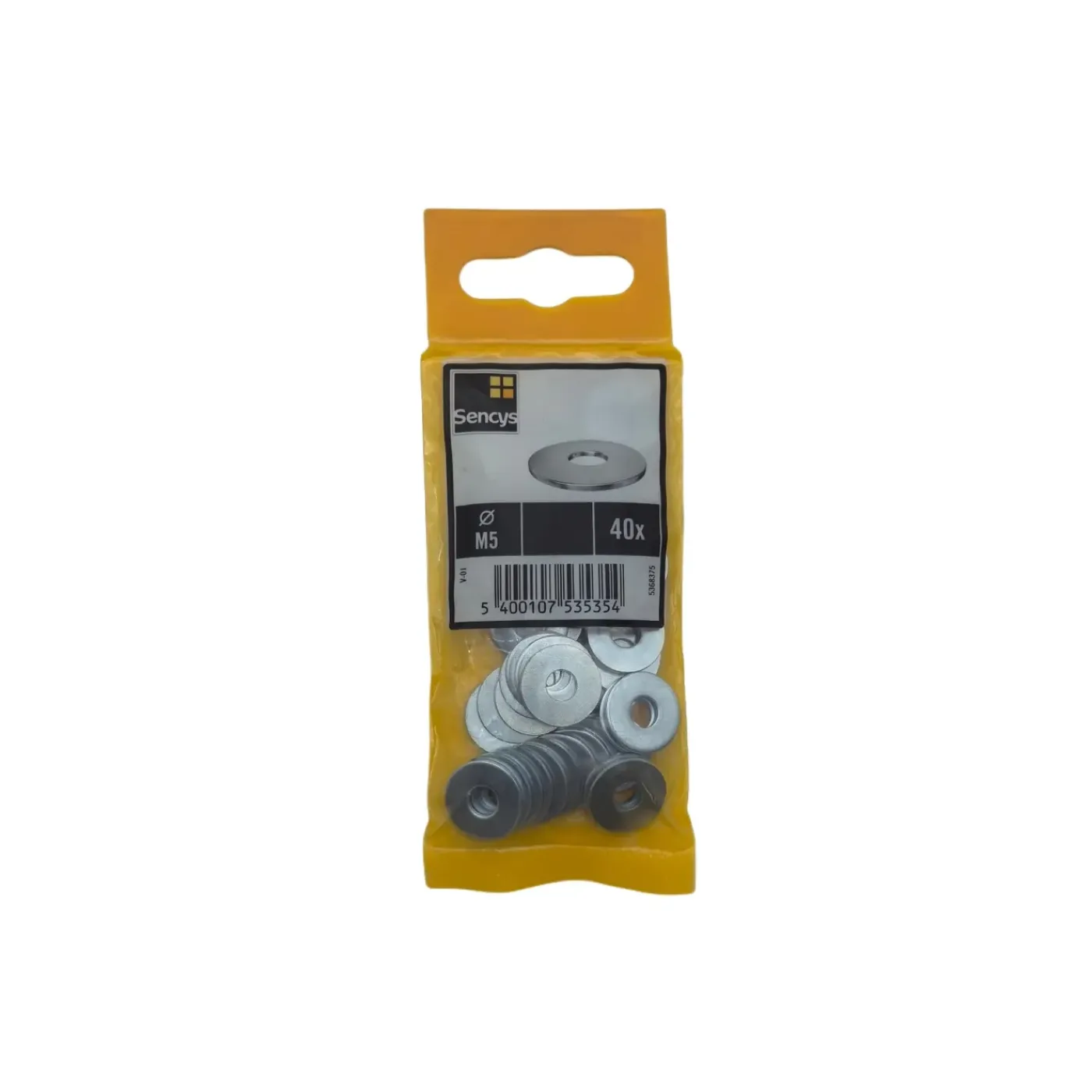 Sencys Carrosseriering - Gegalvaniseerd staal - M5 - 40 stuks