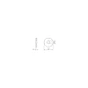 Sencys Carrosseriering - Gegalvaniseerd staal - M12 - 5 stuks