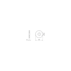 Sencys Carrosseriering - Gegalvaniseerd staal - M12 - 5 stuks