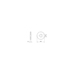 Sencys Carrosseriering - Gegalvaniseerd staal - M14 - 3 stuks