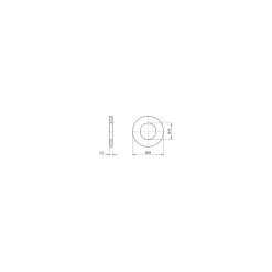 Sencys Carrosseriering - Gegalvaniseerd staal - M14 - 10 stuks