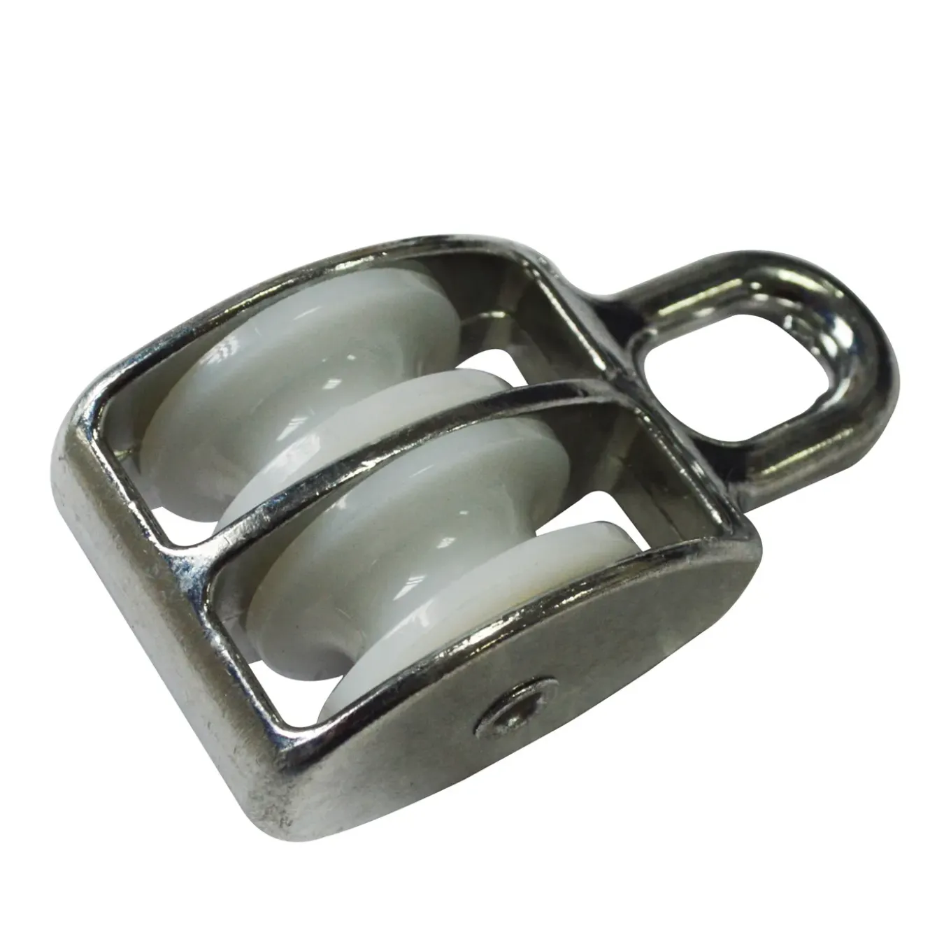 Sencys Dubbele Katrolblok met oog – Gegalvaniseerd staal – 8mm
