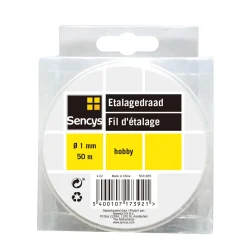 Sencys etalagedraad transparant Ø1mm 50m