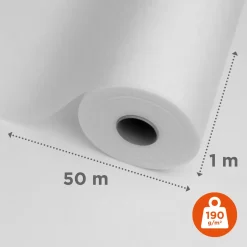 Sencys glasvliesbehang geschilderd - 50 m - 190 g/m²