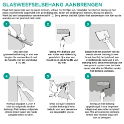 Sencys glasvliesbehang glad - 25 m - 35 g/m²