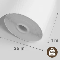 Sencys glasvliesbehang ruit - 25 m - 200 g/m²