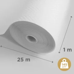 Sencys glasvliesbehang visgraat - 25 m - 145 g/m²