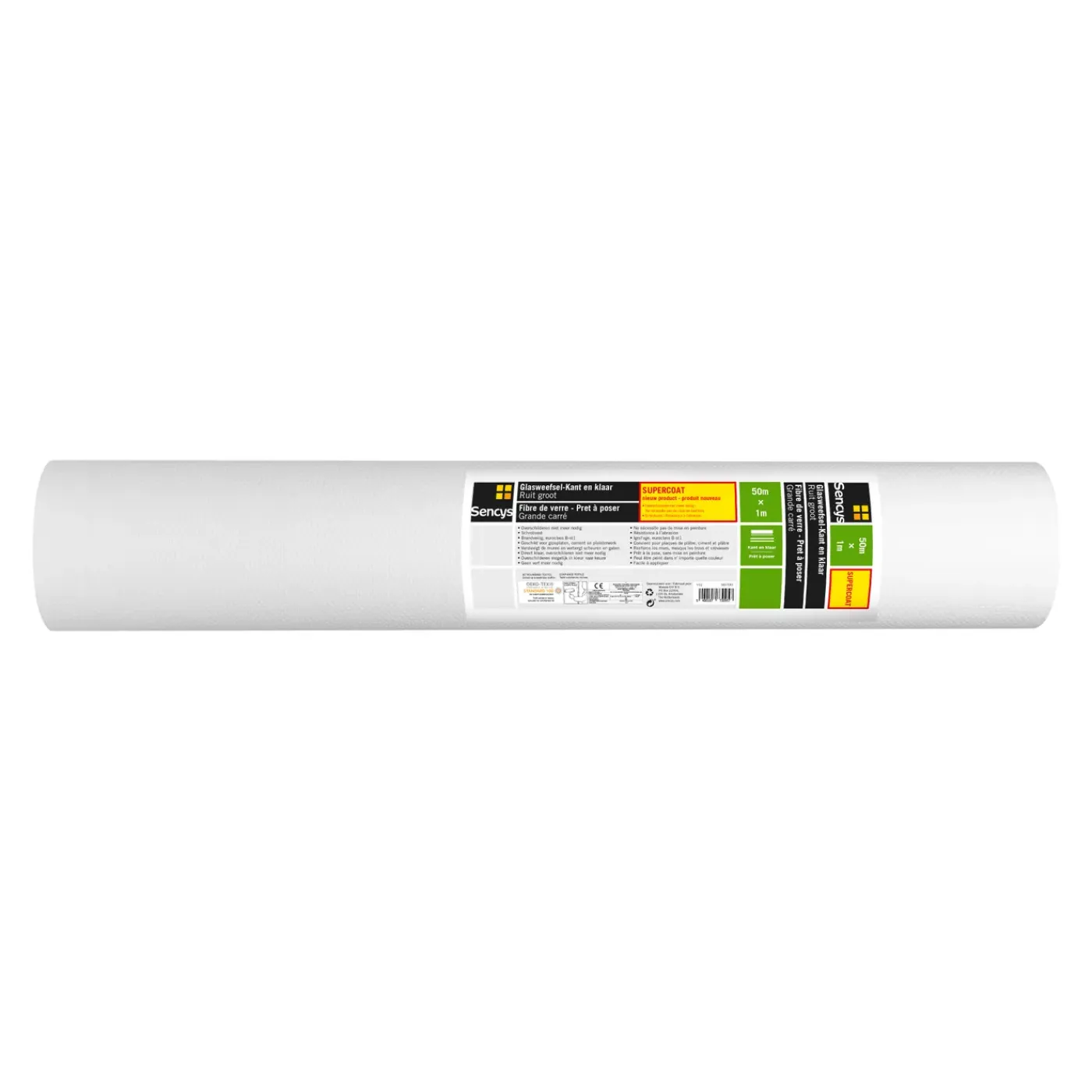 Sencys glasweefsel supercoat ruit groot 50m