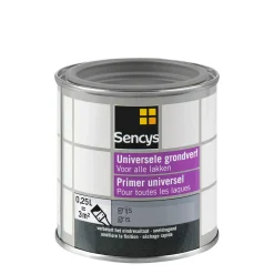Sencys grondverf Superdekkend grijs 250ml
