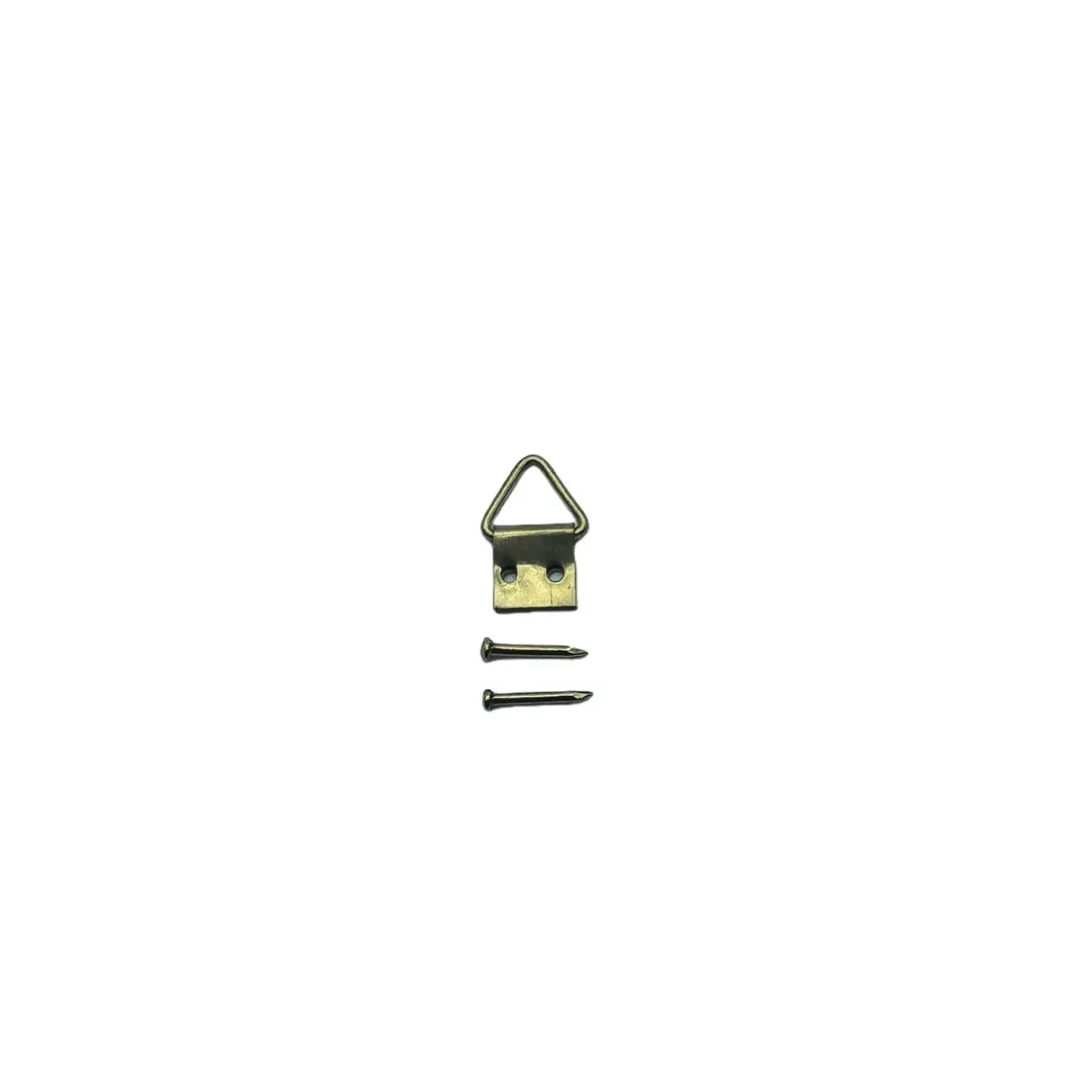 Sencys Haakje voor schilderij klussen vermessingd - 6x6mm - goud - 30 stuks