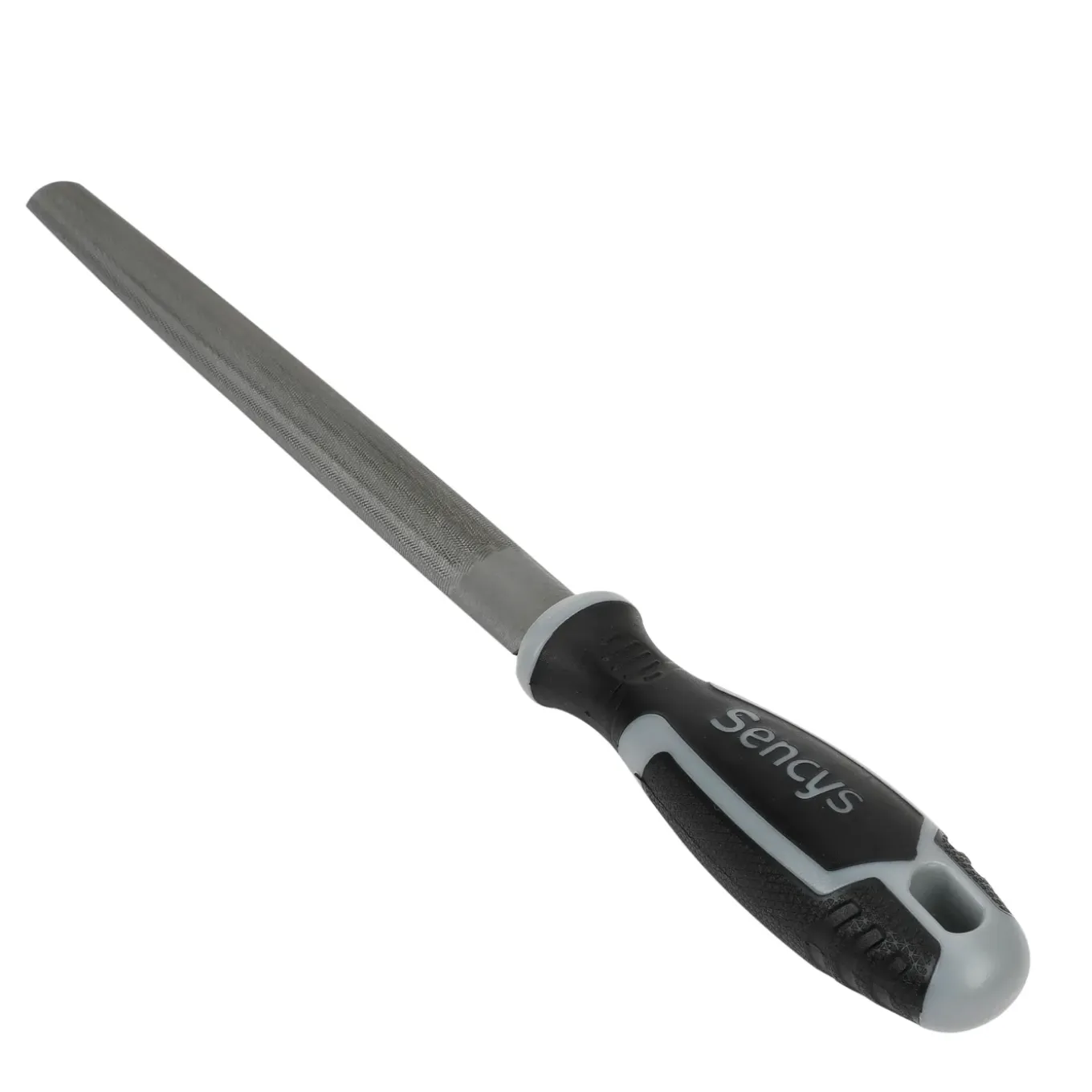 Sencys halfronde vijl metaal 20x6x200mm