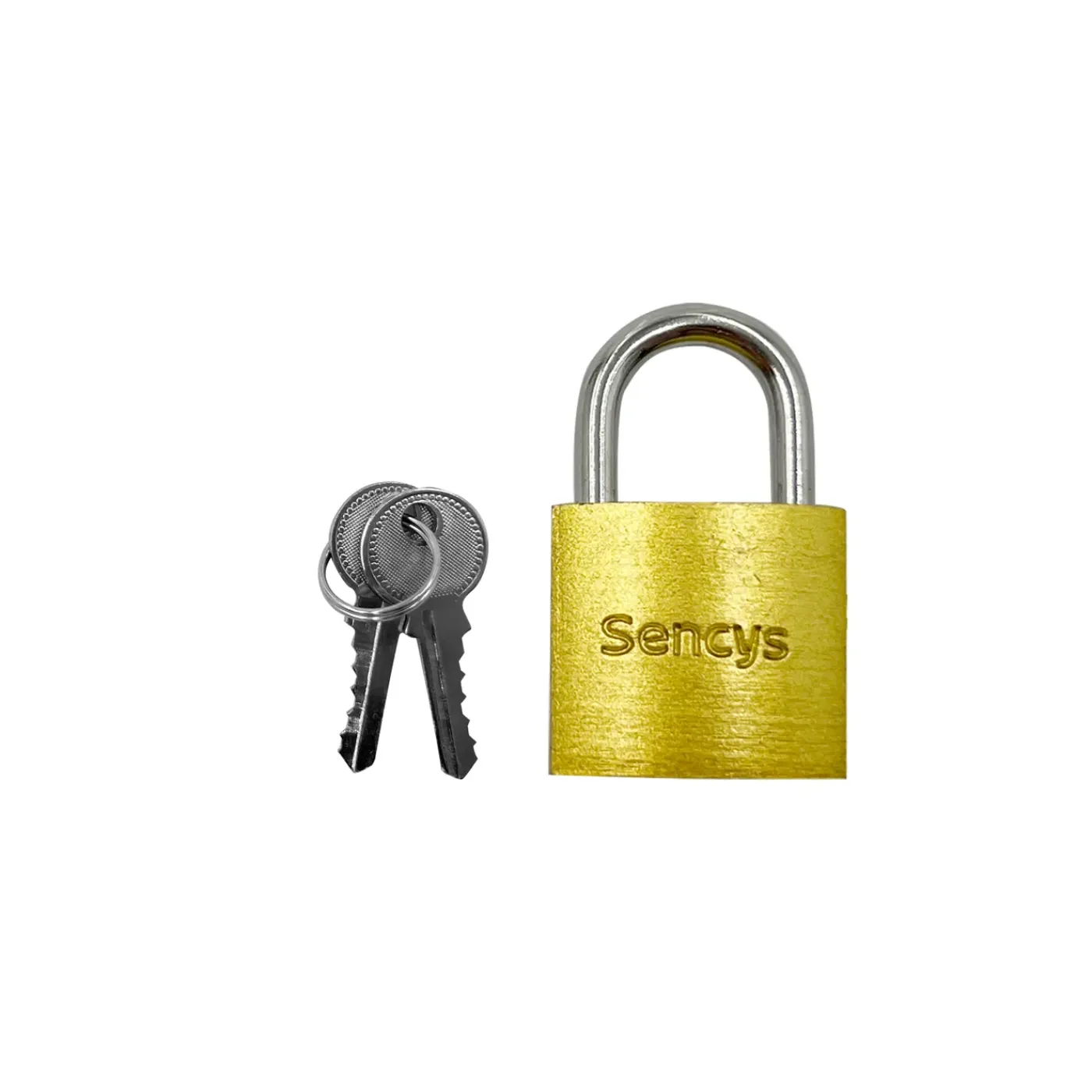 Sencys Hangslotenset met sleutel - Staal voor koffer - Behuizing 20mm - Set van 4 stuks