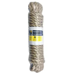 Sencys Hoogwaardig touw - Gevlochten polypropyleen - Weersbestendig - 12mm x 10m - Naturel