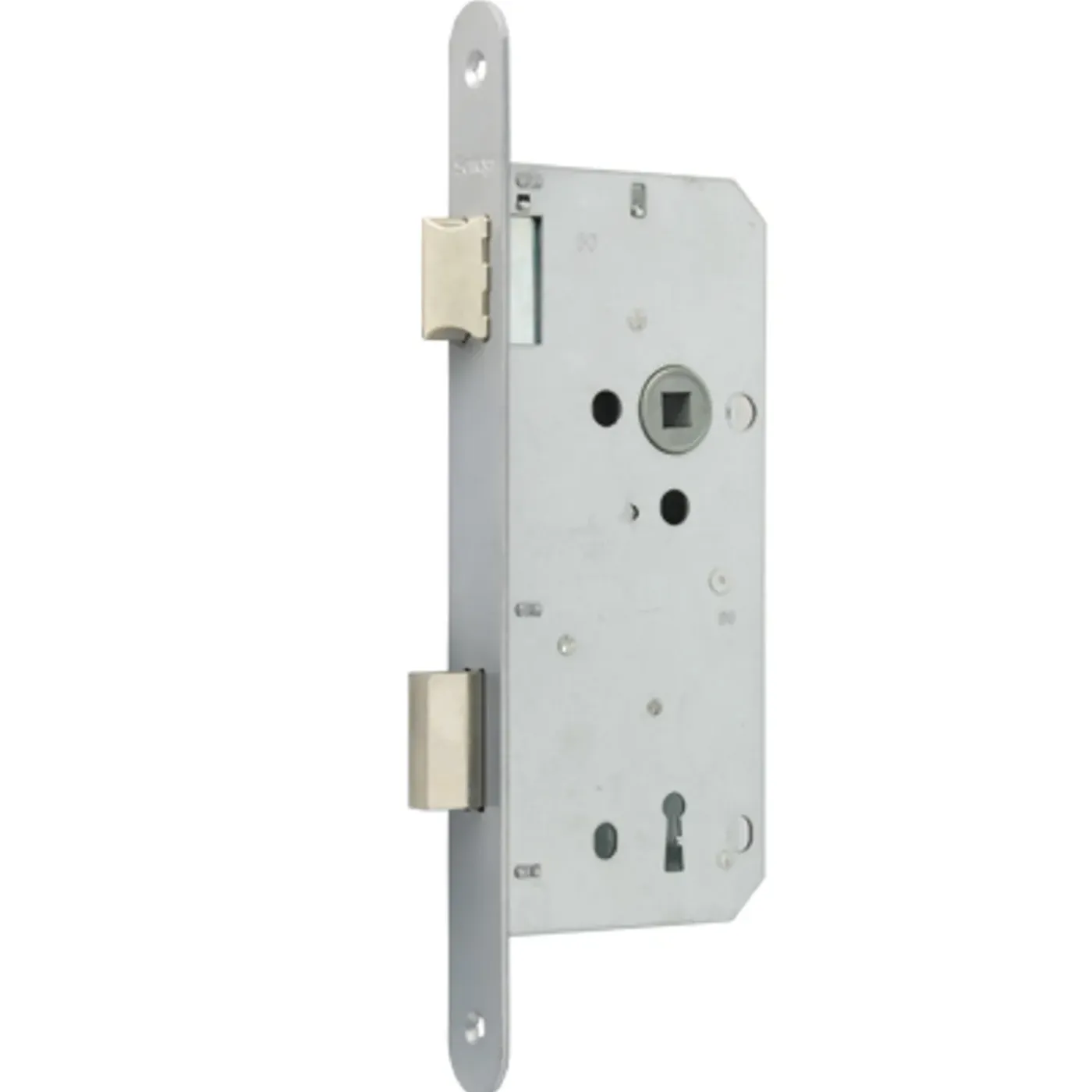 Sencys Insteekslot Deurslot Slot Voor Binnendeur M210 - Grijs Staal - 90x50mm