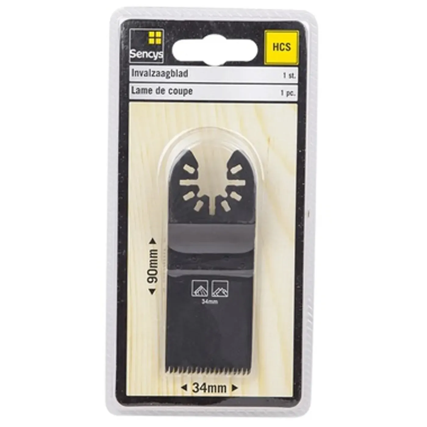 Sencys Invalzaagblad hout - 90mm