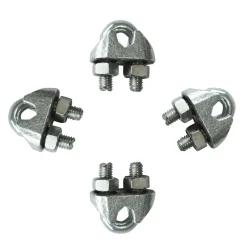 Sencys kabelklem - Gegalvaniseerd - diam. 5mm - 4 stuks