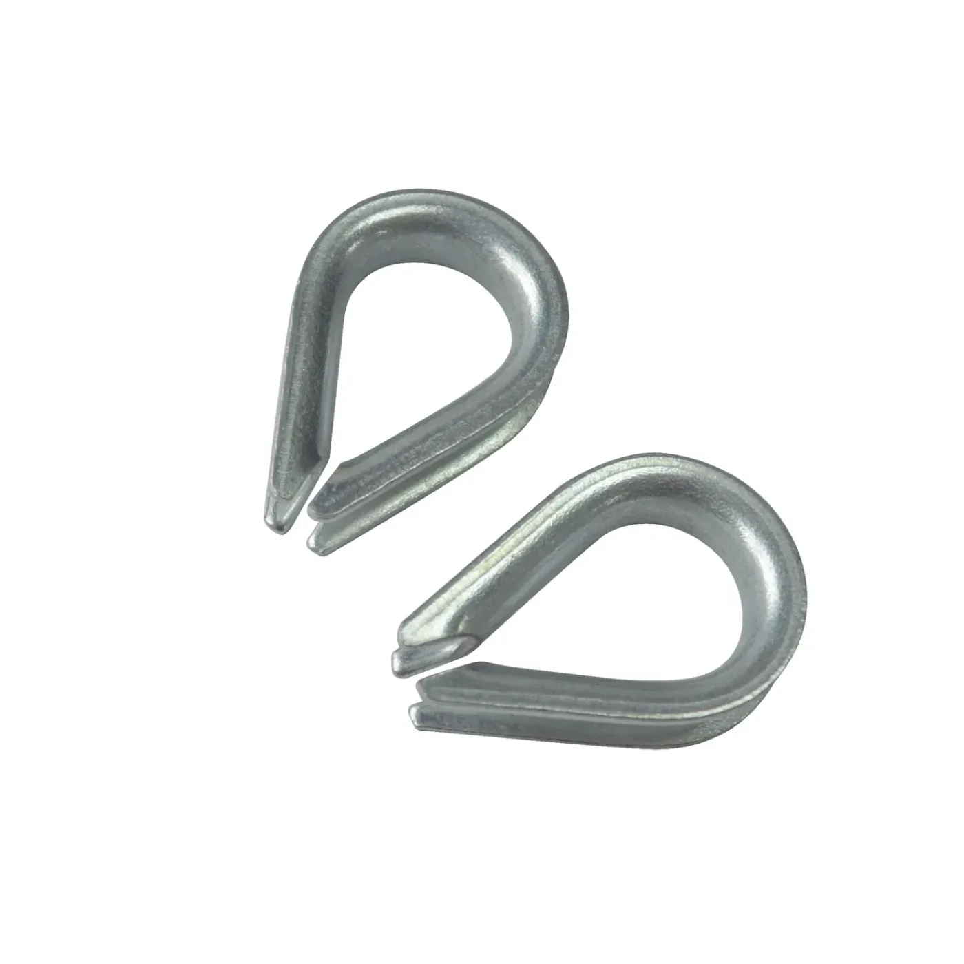 Sencys kabelkous - Gegalvaniseerd - 4 mm - 2 stuks