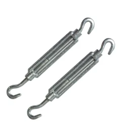 Sencys kabelspanner - Gegalvaniseerd - met haken - M5 70mm - 2 stuks