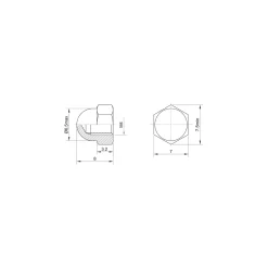 Sencys Kapmoer - M4 - Verzinkt - 50 Stuks