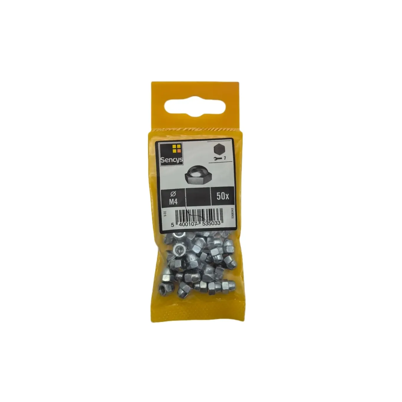 Sencys Kapmoer - M4 - Verzinkt - 50 Stuks