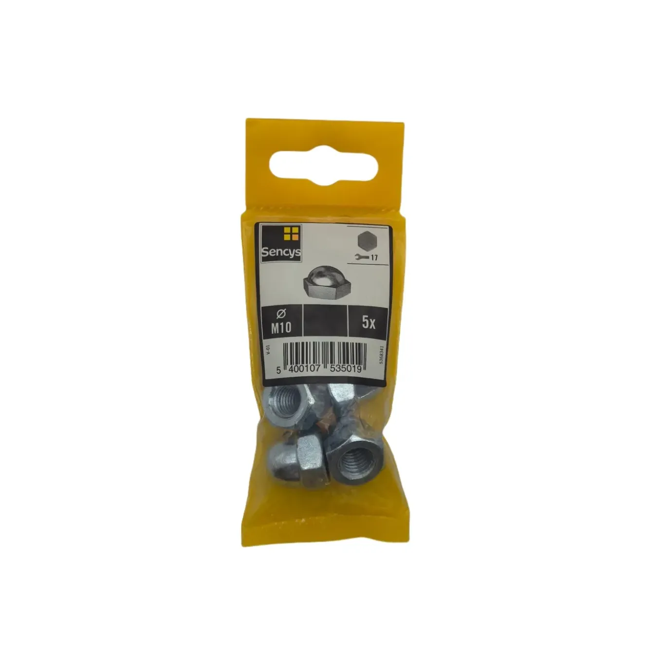 Sencys Kapmoer - M10 - Verzinkt - 5 stuks