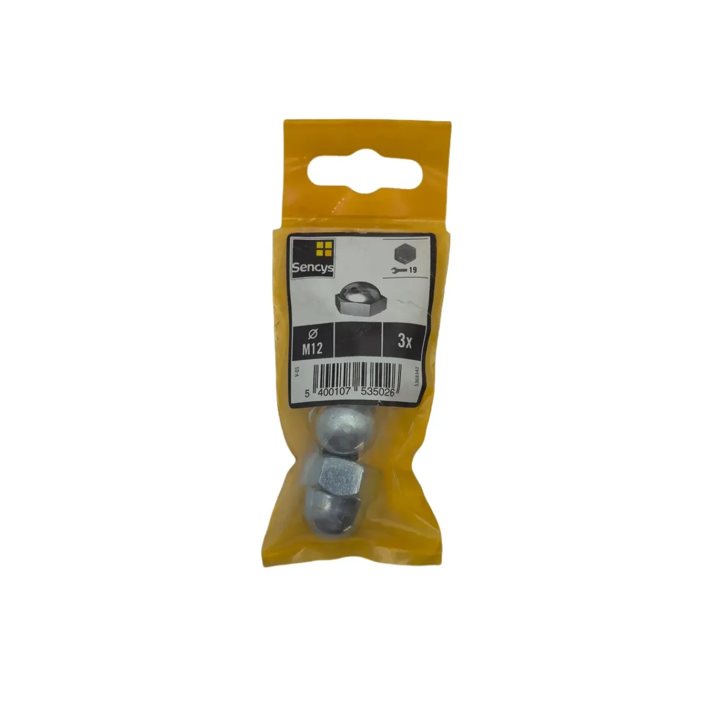 Sencys Kapmoer - M12 - Verzinkt - 3 stuks