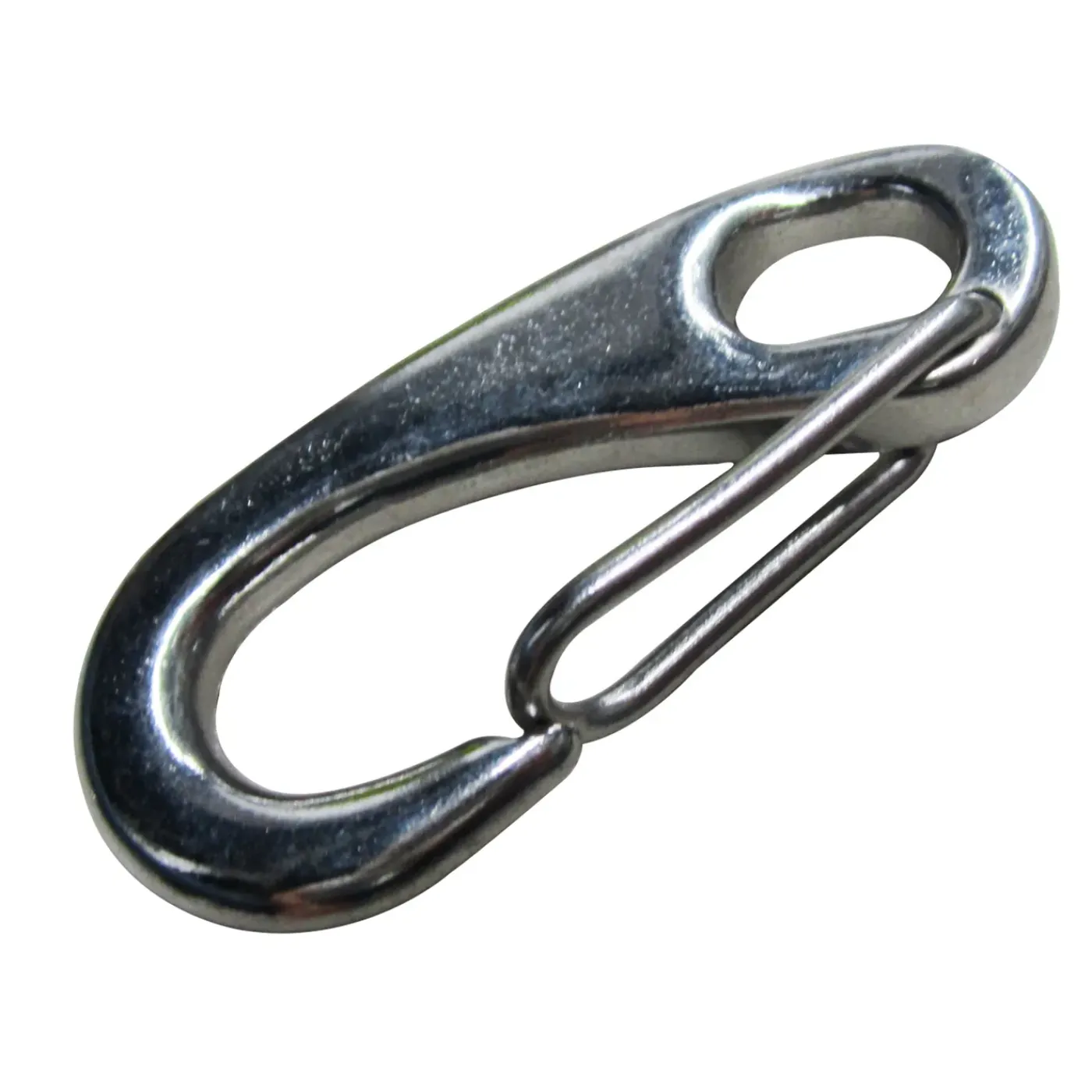 Sencys karabijnhaak - RVS - met veiligheidssluiting - 50mm