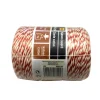 Sencys katoen touw rood-wit 0,8mm 100m