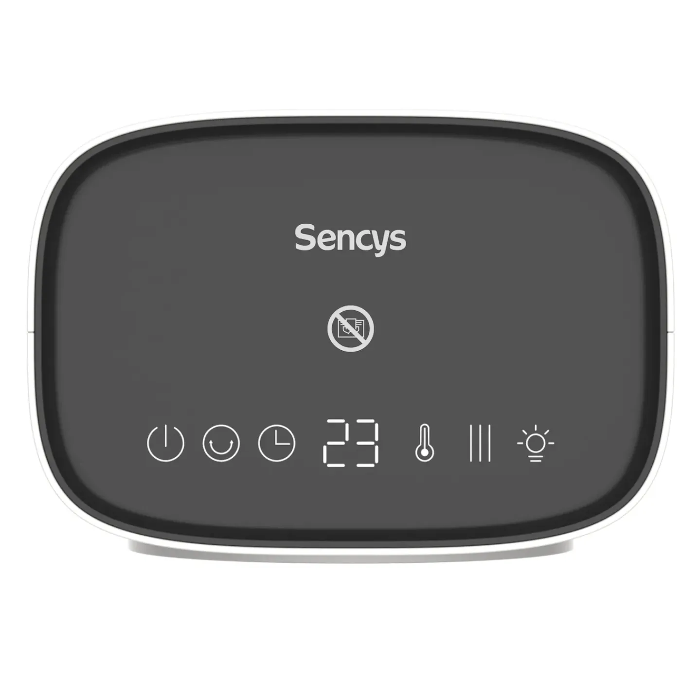 Sencys keramische verwarming PTC digitaal 2000W wit