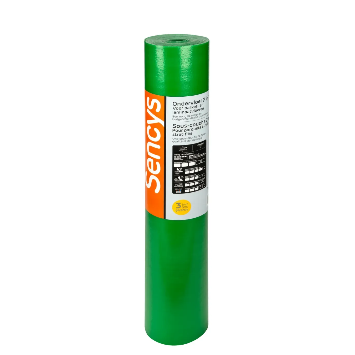 Sencys Laminaat Ondervloer 2 in 1 - 2mm - 10m²