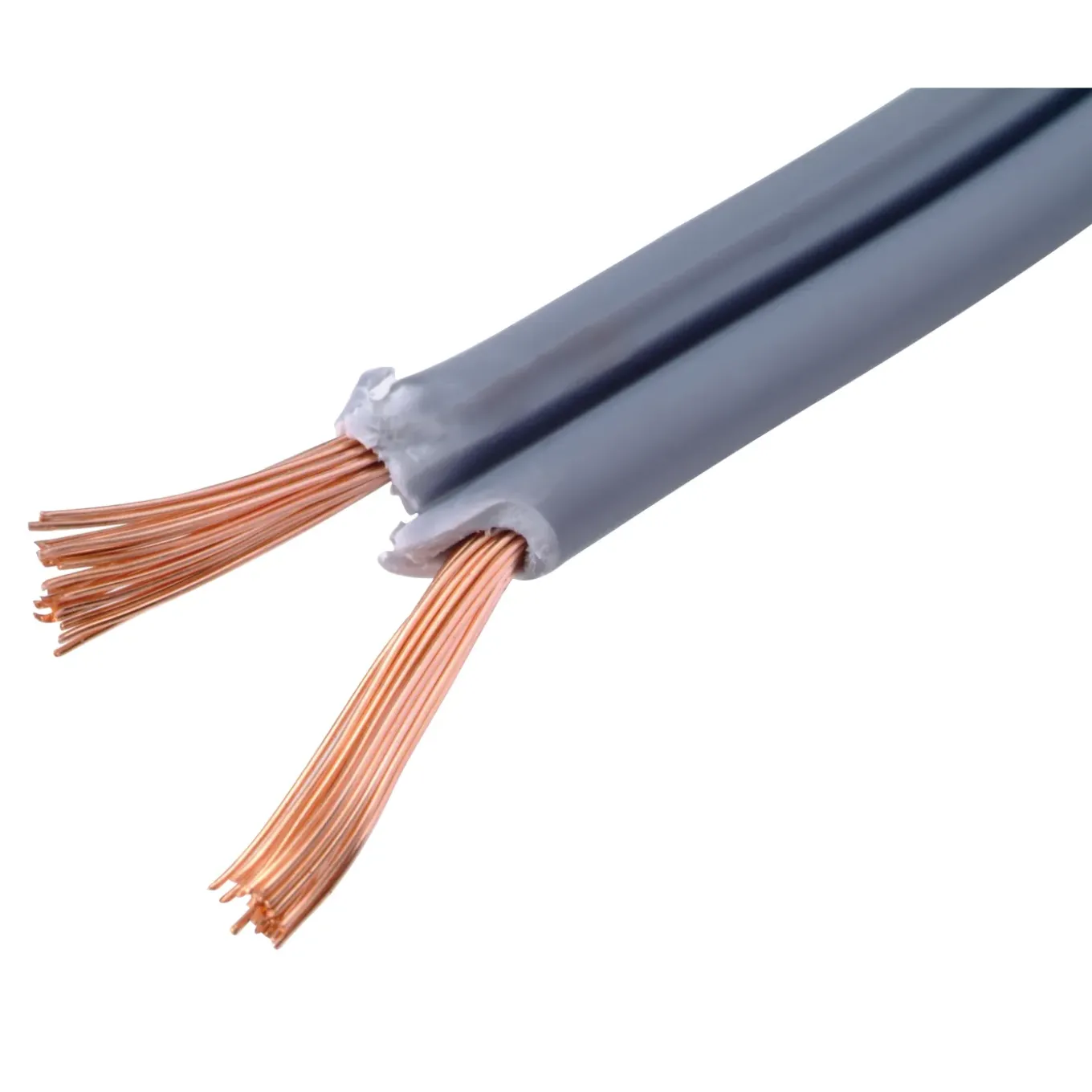 Sencys luidsprekerkabel 2x0,5 grijs 50m