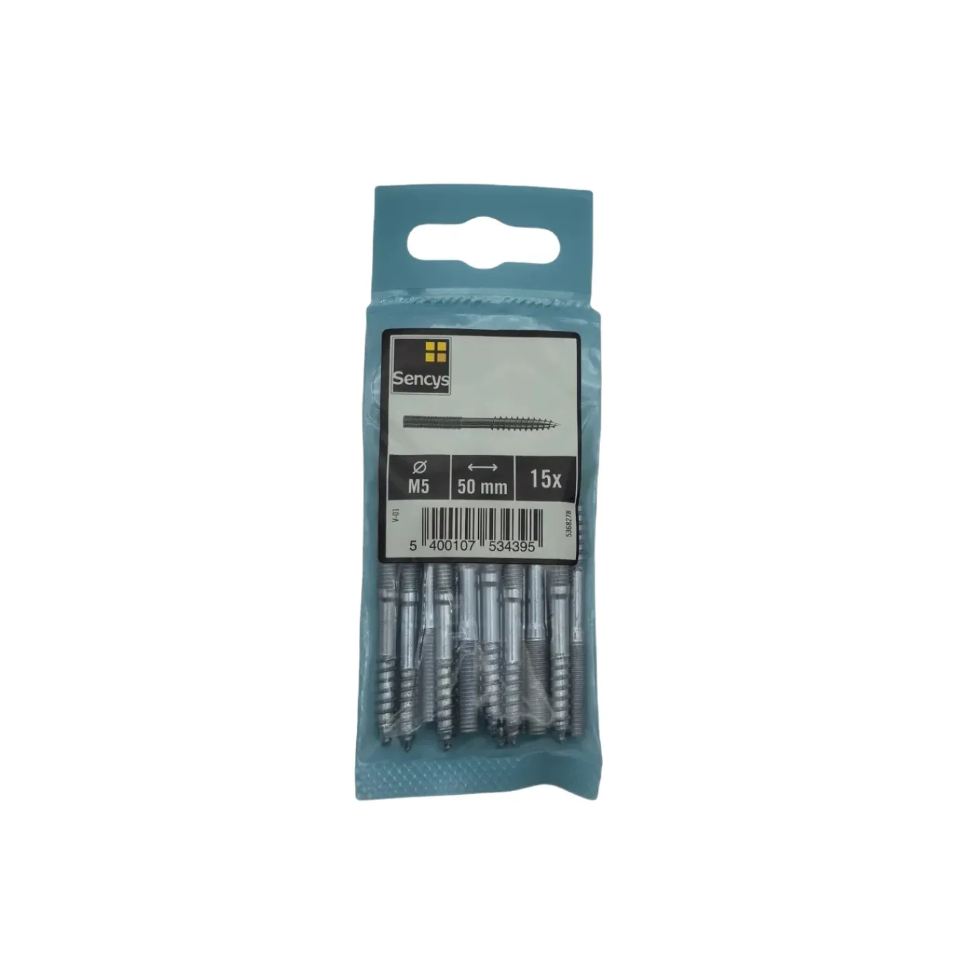 Sencys Metaalschroef Gegalvaniseerd Torx T25 - M5x50mm - 15 stuks