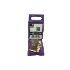 Sencys Muurhaakje voor schilderij vermessingd - 20x20mm - goud - 10 stuks