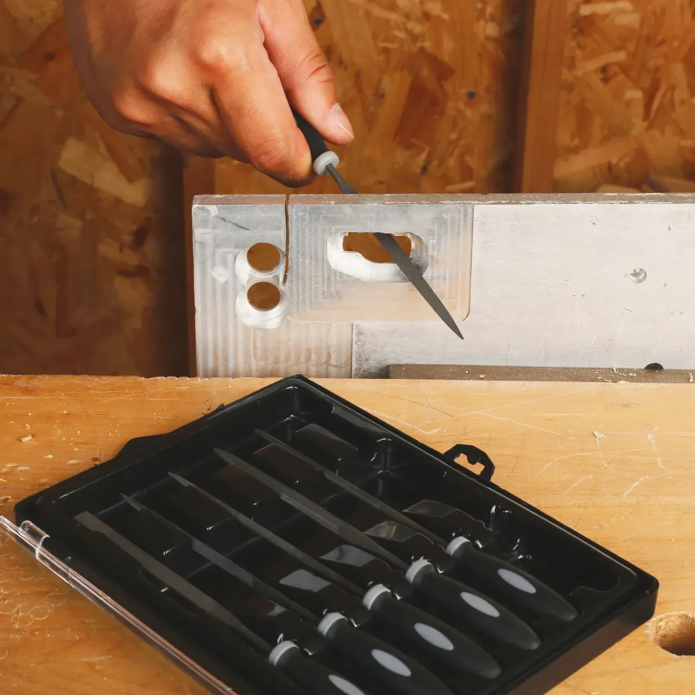 Sencys naaldvijlenset – 6 stuks