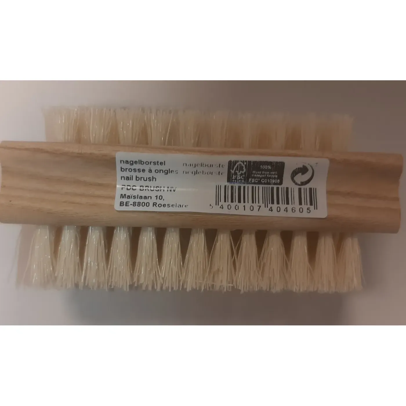 Sencys Nagelborstel - Ergonomisch Hout FSC® 100% - 1 stuk - 9,5cm