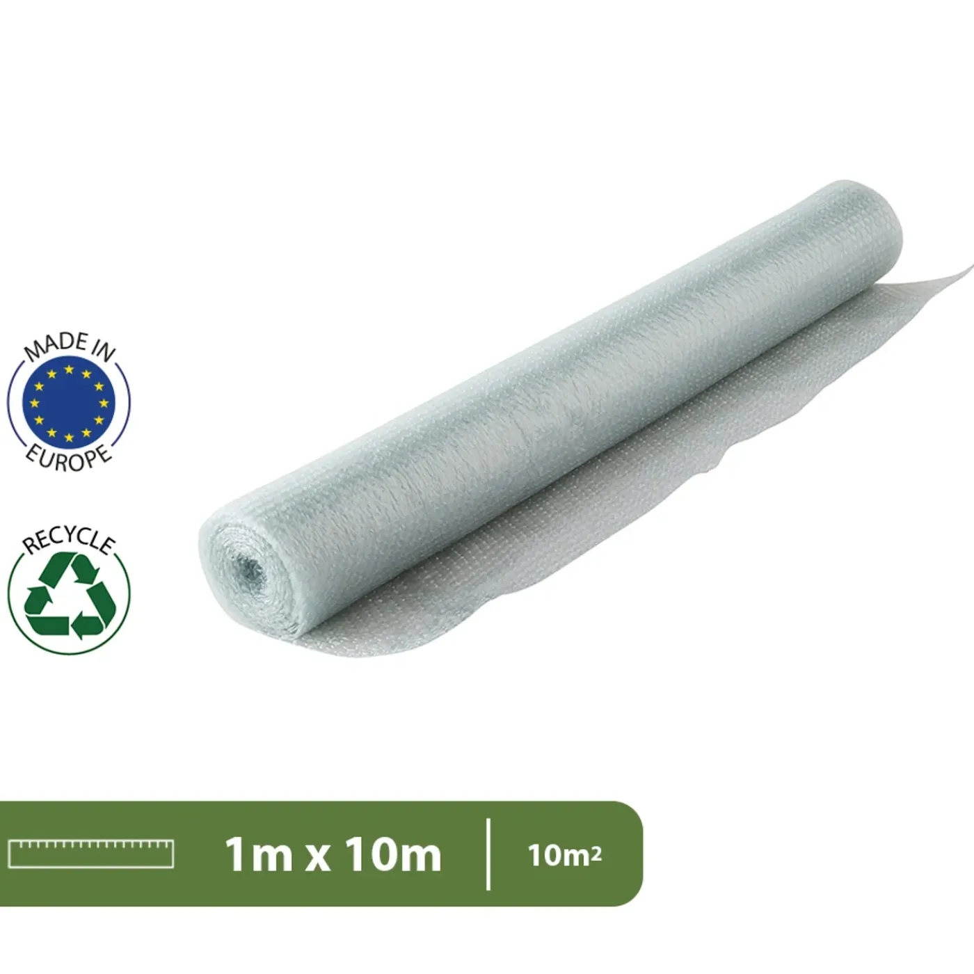 Sencys noppenfolie 1x10m plastic