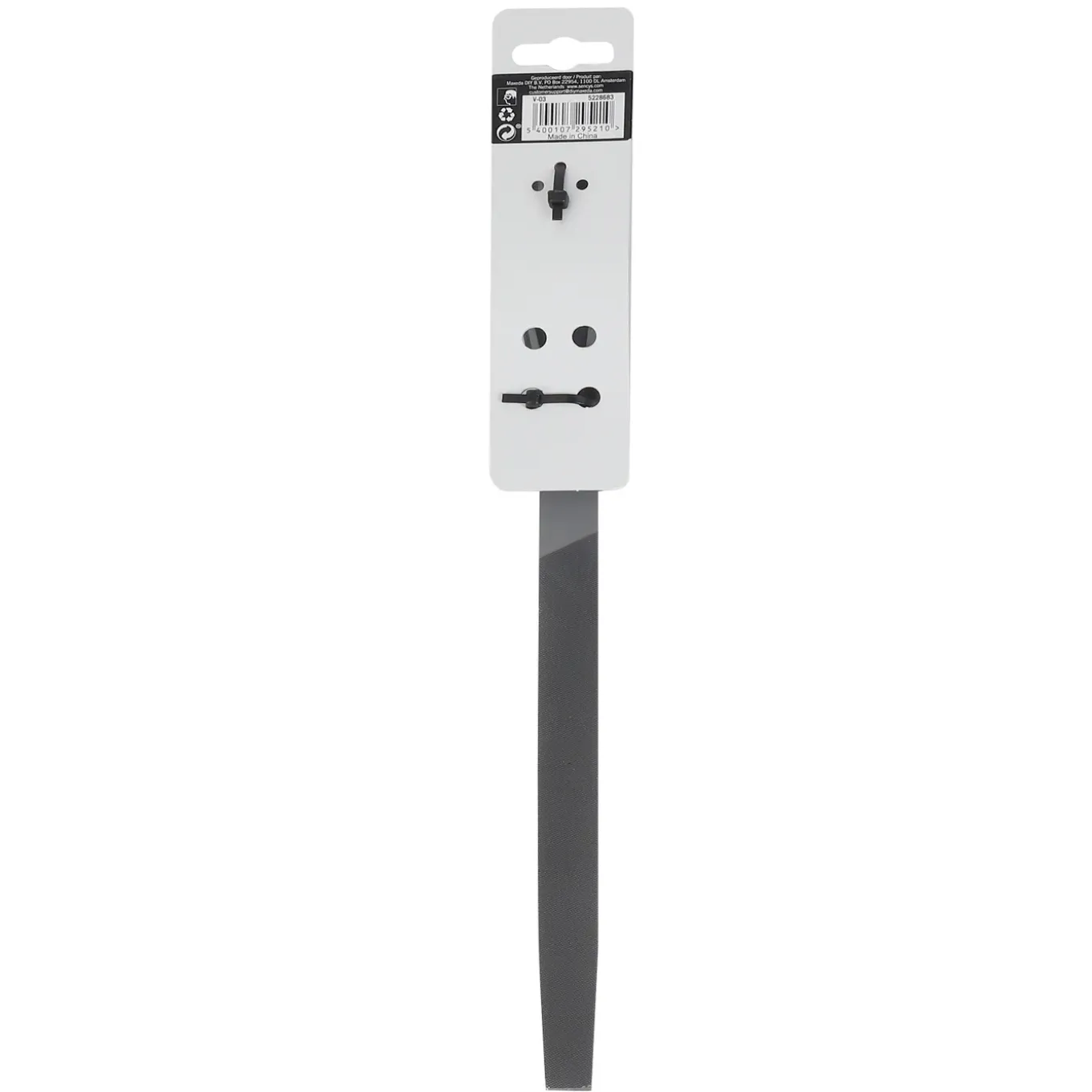 Sencys platte vijl metaal 19.5x4x200mm