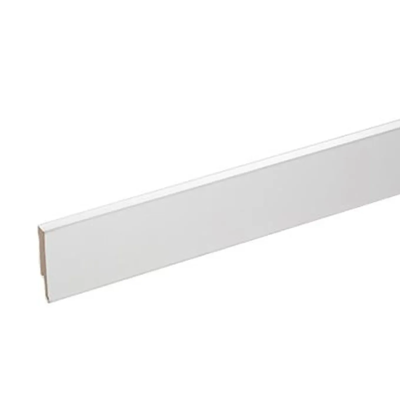 Sencys Rechte Plint - Wit - 14x75mm - 240cm