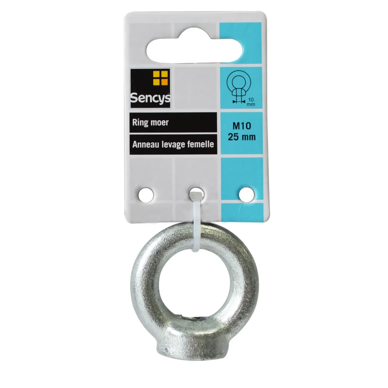 Sencys ringmoer - Gegalvaniseerd - M10 25mm