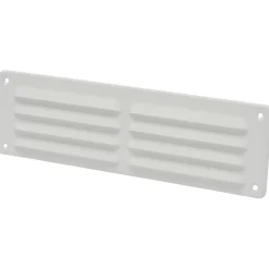 Sencys schoepenrooster 30x9cm aluminium wit