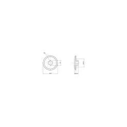 Sencys Schroef Afdekkapje Kunststof Torx T25 - 50 stuks