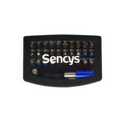 Sencys schroefbitset - Magnetisch PH/PZ/Torx/zeskant/sleufkop - 25mm - 32-delig