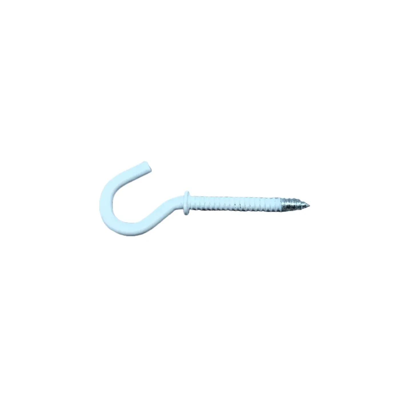 Sencys schroefhaak + hals 4,5x40mm wit per 5