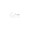 Sencys schroefhaak 2,5x16mm wit per 30