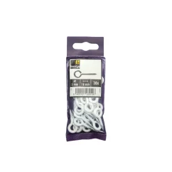 Sencys schroefoog 3x16mm wit per 30