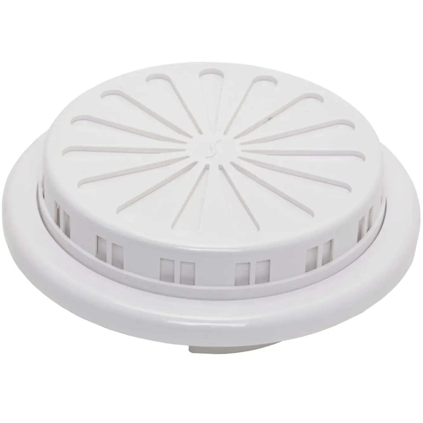 Sencys schuifrooster Rond Ø100-150mm kunststof wit