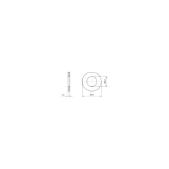 Sencys Sluitring - Nylon - M5 - 20 stuks