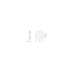 Sencys Sluitring - RVS - M4 - 50 stuks